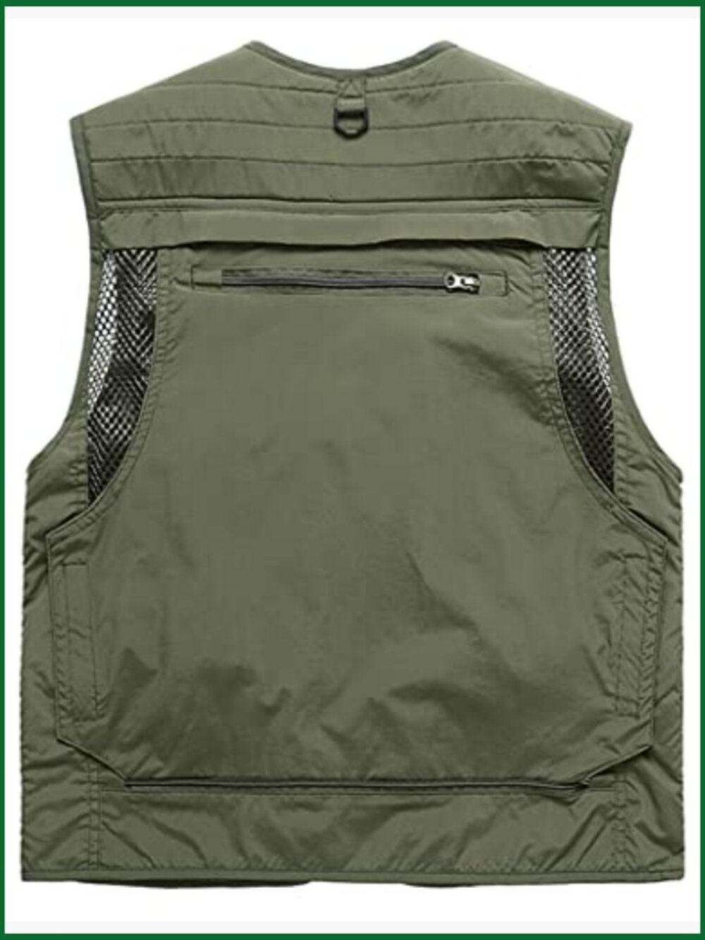 Lightweight Nylon Mesh Outdoor Cargo Vest with 15 Pockets - Picture 3 of 7